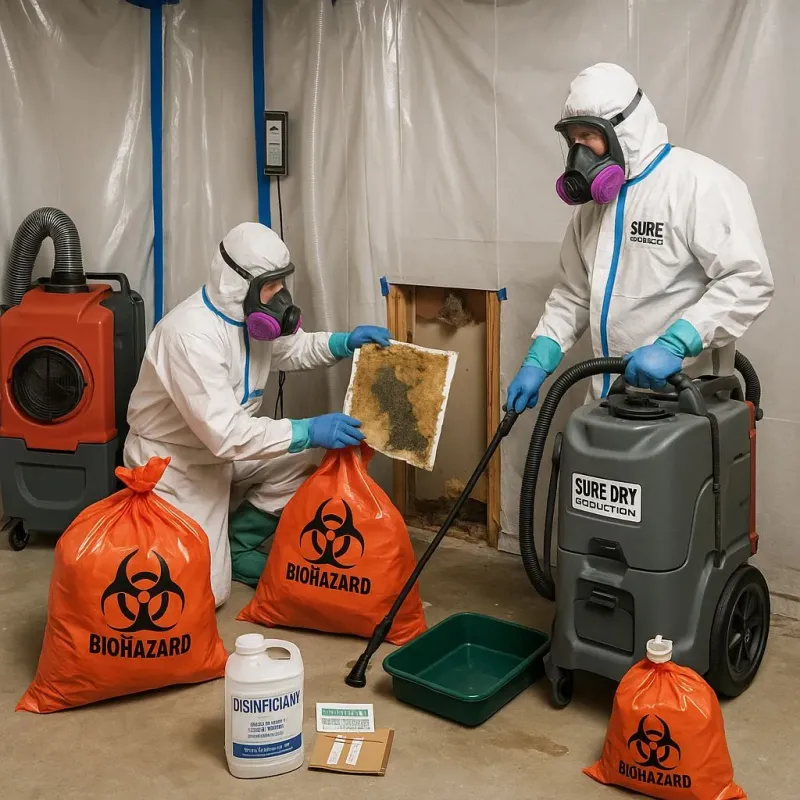 Contaminated Water Handling Protocols process in Skippers Corner, NC